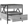 Mesa de centro con Infinity LED gris Sonoma 50x50x51 cm de , Mesas de centro - Ref: Foro24-847715, Precio: 88,49 €, Descuento: %