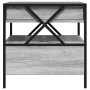 Mesa de centro con Infinity LED gris Sonoma 50x50x51 cm by , Coffee table - Ref: Foro24-847715, Price: 89,59 €, Discount: %