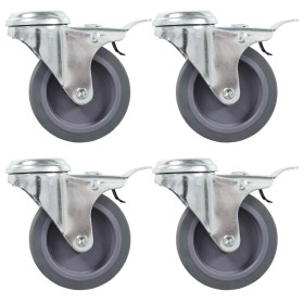 Drehbare Räder mit Loch für Bolzen 12 Stück 75 mm von , Materialhandhabung - Ref: Foro24-277857, Preis: 51,73 €, Rabatt: %