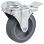 Swivel wheels with pin hole 12 units 75 mm by , Material handling - Ref: Foro24-277857, Price: 51,73 €, Discount: %