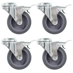 Swivel wheels with pin hole 32 units 75 mm by , Material handling - Ref: Foro24-277860, Price: 126,49 €, Discount: %