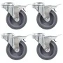 Swivel wheels with pin hole 32 units 75 mm by , Material handling - Ref: Foro24-277860, Price: 126,49 €, Discount: %