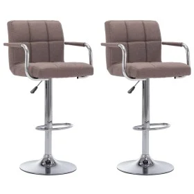 Küchenhocker, 2 Stück, Stoff in Taupe-Grau. von , Küchenhocker - Ref: Foro24-283428, Preis: 156,89 €, Rabatt: %