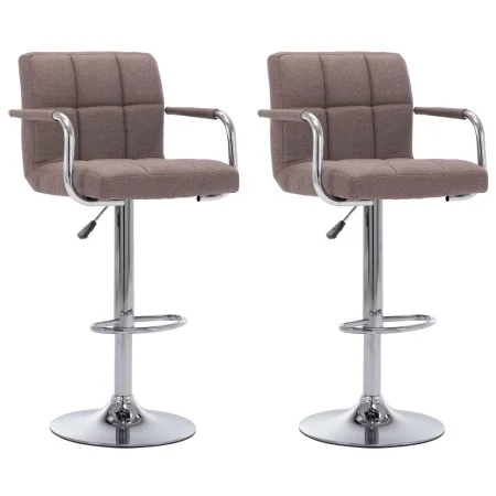 Kitchen stools, 2 units, fabric, taupe gray color. by , Kitchen stools - Ref: Foro24-283428, Price: 156,89 €, Discount: %
