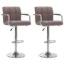Kitchen stools, 2 units, fabric, taupe gray color. by , Kitchen stools - Ref: Foro24-283428, Price: 156,89 €, Discount: %