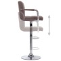 Küchenhocker, 2 Stück, Stoff in Taupe-Grau. von , Küchenhocker - Ref: Foro24-283428, Preis: 159,90 €, Rabatt: %