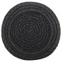Handmade macramé pouf in anthracite gray cotton, 45x30 cm by , Ottomans - Ref: Foro24-324006, Price: 70,60 €, Discount: %