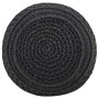 Handmade macramé pouf in anthracite gray cotton, 45x30 cm by , Ottomans - Ref: Foro24-324006, Price: 71,66 €, Discount: %