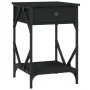 Mesita de noche madera contrachapada negro 40x42x60 cm de , Mesitas de noche - Ref: Foro24-826335, Precio: 48,41 €, Descuento: %