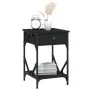 Mesita de noche madera contrachapada negro 40x42x60 cm de , Mesitas de noche - Ref: Foro24-826335, Precio: 48,41 €, Descuento: %