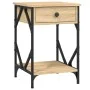 Nachttisch aus Eichenholz-Sonoma-Sperrholz 40x42x60 cm. von , Nachttische - Ref: Foro24-826337, Preis: 52,66 €, Rabatt: %