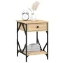 Nachttisch aus Eichenholz-Sonoma-Sperrholz 40x42x60 cm. von , Nachttische - Ref: Foro24-826337, Preis: 52,66 €, Rabatt: %