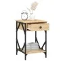 Nachttisch aus Eichenholz-Sonoma-Sperrholz 40x42x60 cm. von , Nachttische - Ref: Foro24-826337, Preis: 52,66 €, Rabatt: %