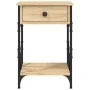 Nachttisch aus Eichenholz-Sonoma-Sperrholz 40x42x60 cm. von , Nachttische - Ref: Foro24-826337, Preis: 52,66 €, Rabatt: %