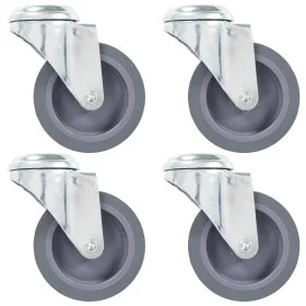 Swivel wheels with pin hole 4 units 75 mm by , Material handling - Ref: Foro24-143424, Price: 27,77 €, Discount: %