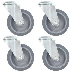 Drehbare Räder mit Loch für Bolzen 4 Stück 100 mm von , Materialhandhabung - Ref: Foro24-143426, Preis: 26,93 €, Rabatt: %