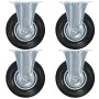 Fixed wheels 4 units 125 mm by , Material handling - Ref: Foro24-143447, Price: 28,86 €, Discount: %