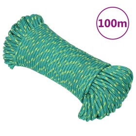 Green 5 mm 100 m polypropylene boat rope by , Ropes and metal cords - Ref: Foro24-152705, Price: 19,11 €, Discount: %