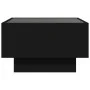 LED center table made of black engineered wood, 50x50x30 cm. by , Coffee table - Ref: Foro24-847505, Price: 104,21 €, Discoun...