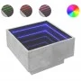 Mesa de centro y LED madera ingeniería gris hormigón 50x50x30cm de , Mesas de centro - Ref: Foro24-847507, Precio: 98,93 €, D...