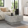 Center table and LED engineered wood in gray concrete 50x50x30cm by , Coffee table - Ref: Foro24-847507, Price: 100,64 €, Dis...