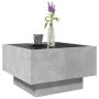 Center table and LED engineered wood in gray concrete 50x50x30cm by , Coffee table - Ref: Foro24-847507, Price: 99,20 €, Disc...