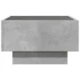 Mesa de centro y LED madera ingeniería gris hormigón 50x50x30cm de , Mesas de centro - Ref: Foro24-847507, Precio: 98,93 €, D...