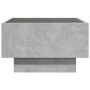 Center table and LED engineered wood in gray concrete 50x50x30cm by , Coffee table - Ref: Foro24-847507, Price: 100,64 €, Dis...