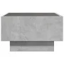 Center table and LED engineered wood in gray concrete 50x50x30cm by , Coffee table - Ref: Foro24-847507, Price: 99,20 €, Disc...