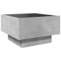 Center table and LED engineered wood in gray concrete 50x50x30cm by , Coffee table - Ref: Foro24-847507, Price: 100,64 €, Dis...