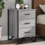 Nachttisch aus grauem Sonoma-Ingenieurholz 40x41x60 cm. von , Nachttische - Ref: Foro24-848527, Preis: 74,25 €, Rabatt: %