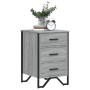 Nachttisch aus grauem Sonoma-Ingenieurholz 40x41x60 cm. von , Nachttische - Ref: Foro24-848527, Preis: 74,25 €, Rabatt: %