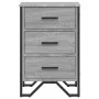 Bedside table made of gray Sonoma engineered wood, measuring 40x41x60 cm. by , Nightstands - Ref: Foro24-848527, Price: 73,35...