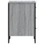 Bedside table made of gray Sonoma engineered wood, measuring 40x41x60 cm. by , Nightstands - Ref: Foro24-848527, Price: 73,35...