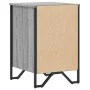 Bedside table made of gray Sonoma engineered wood, measuring 40x41x60 cm. by , Nightstands - Ref: Foro24-848527, Price: 73,35...