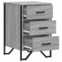 Nachttisch aus grauem Sonoma-Ingenieurholz 40x41x60 cm. von , Nachttische - Ref: Foro24-848527, Preis: 74,25 €, Rabatt: %