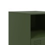 Nachttisch aus olivgrünem Stahl, 34,5x39x44 cm. von , Nachttische - Ref: Foro24-841759, Preis: 49,76 €, Rabatt: %