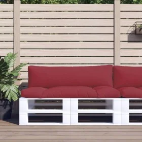 Cushions for pallets, 2 units, red wine fabric by , Cushions for chairs and sofas - Ref: Foro24-360931, Price: 64,15 €, Disco...