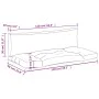 Cushions for pallets, 2 units, red wine fabric by , Cushions for chairs and sofas - Ref: Foro24-360931, Price: 64,15 €, Disco...
