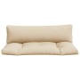 Palettenkissen, 2 Stück, beige Stoff von , Kissen für Stühle und Sofas - Ref: Foro24-360925, Preis: 92,21 €, Rabatt: %