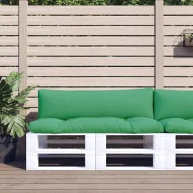 Palettenkissen, 2 Stück, grüner Stoff von , Kissen für Stühle und Sofas - Ref: Foro24-360927, Preis: 47,47 €, Rabatt: %