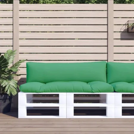 Cushions for pallets, 2 units, green fabric by , Cushions for chairs and sofas - Ref: Foro24-360927, Price: 47,47 €, Discount: %