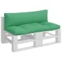 Cushions for pallets, 2 units, green fabric by , Cushions for chairs and sofas - Ref: Foro24-360927, Price: 47,47 €, Discount: %