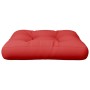 Red fabric cushion for pallets 58x58x10 cm by , Cushions for chairs and sofas - Ref: Foro24-360906, Price: 27,52 €, Discount: %
