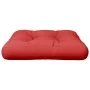 Red fabric cushion for pallets 58x58x10 cm by , Cushions for chairs and sofas - Ref: Foro24-360906, Price: 27,06 €, Discount: %
