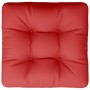 Red fabric cushion for pallets 58x58x10 cm by , Cushions for chairs and sofas - Ref: Foro24-360906, Price: 27,52 €, Discount: %
