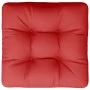 Red fabric cushion for pallets 58x58x10 cm by , Cushions for chairs and sofas - Ref: Foro24-360906, Price: 27,06 €, Discount: %