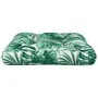 Cojín para palés tela estampado de hojas 58x58x10 cm de , Cojines para sillas y sofás - Ref: Foro24-360912, Precio: 27,59 €, ...