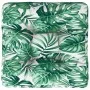 Cushion for pallets, leaf print fabric, 58x58x10 cm by , Cushions for chairs and sofas - Ref: Foro24-360912, Price: 27,59 €, ...