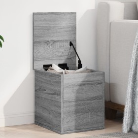 Caja de almacenaje madera ingeniería gris Sonoma 30x35x35 cm de , Baúles de almacenamiento - Ref: Foro24-840672, Precio: 38,7...